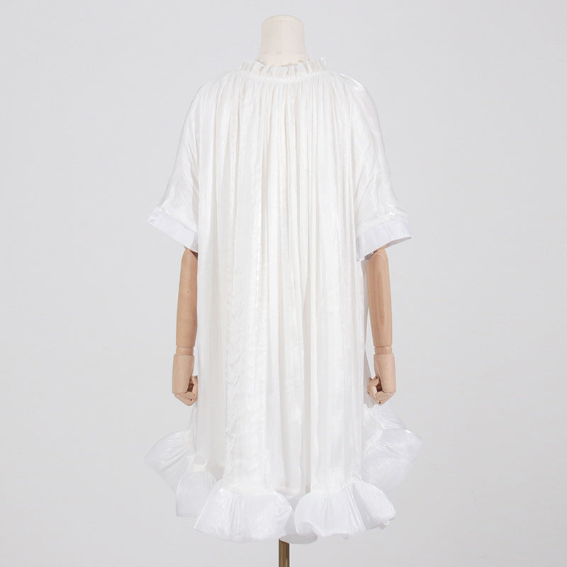 Luxury Designed Ruffled Short Dresses