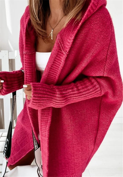 Casual Women Knitted Sweaters with Hat