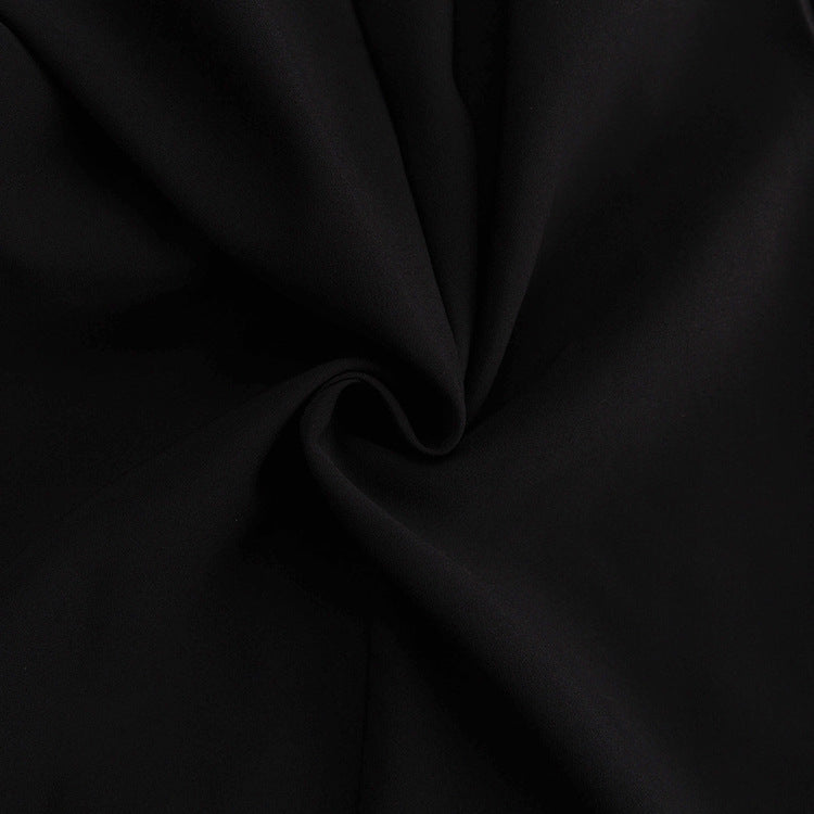 Sexy Designed Zipper Black Sheath Dresses