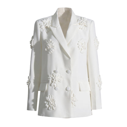Luxury Designed 3d Floral Blazers & Trumpet Pants