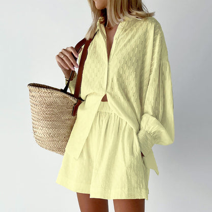 Designed Shirts & Shorts Two Pieces Suits for Women