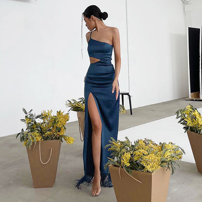 Summer Sexy Tassels Long Sheath Dresses for Party