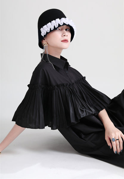 Casual Summer Irregular Designed Shirts Dresses
