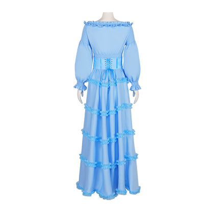 The Little Mermaid Ariel Blue Princess Dress Cosplay Costume 2002