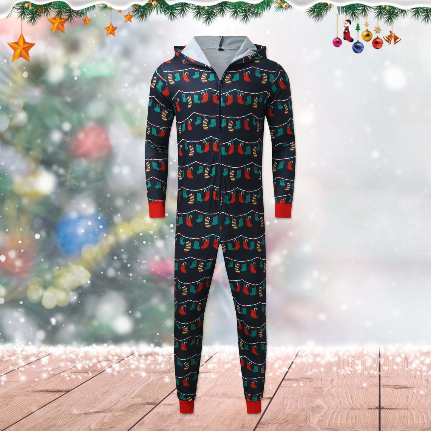 Fashion Adult and Kids Christmas Suits