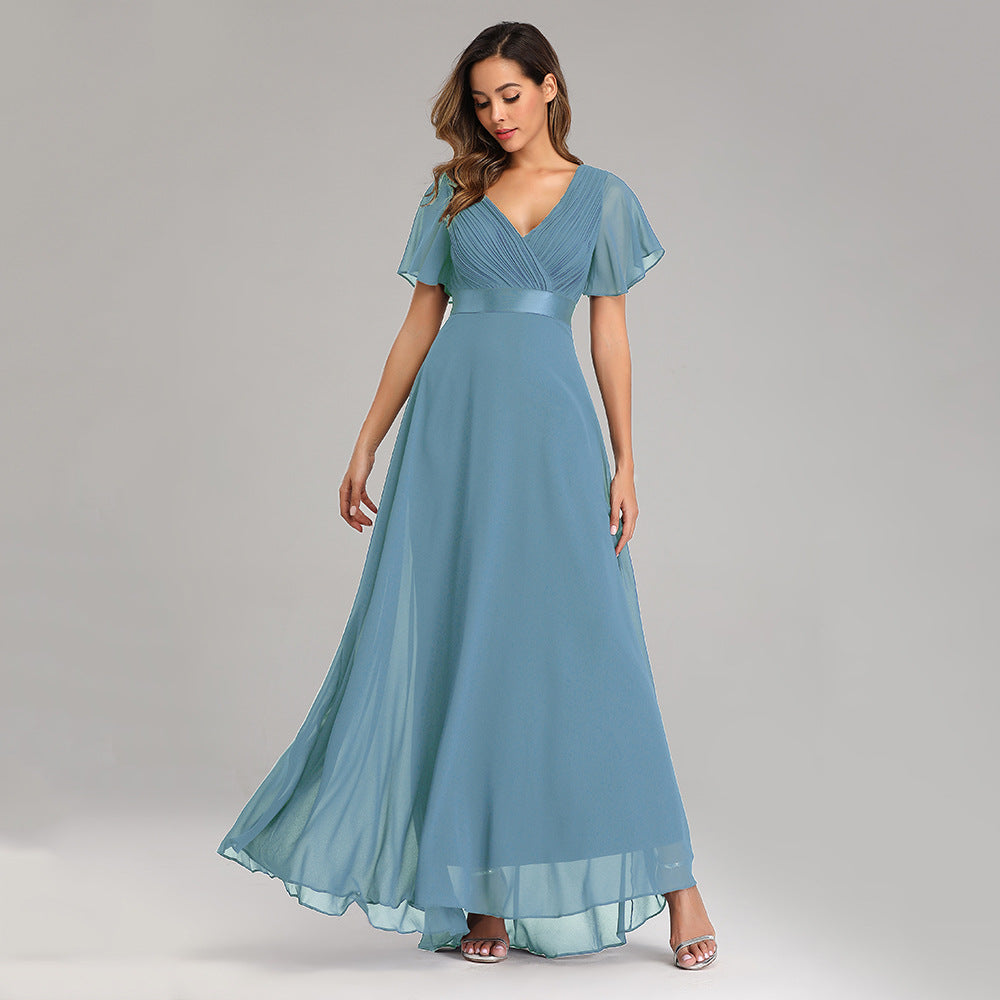 Elegant Chiffon Plus Sizes Bridesmaid Dresses