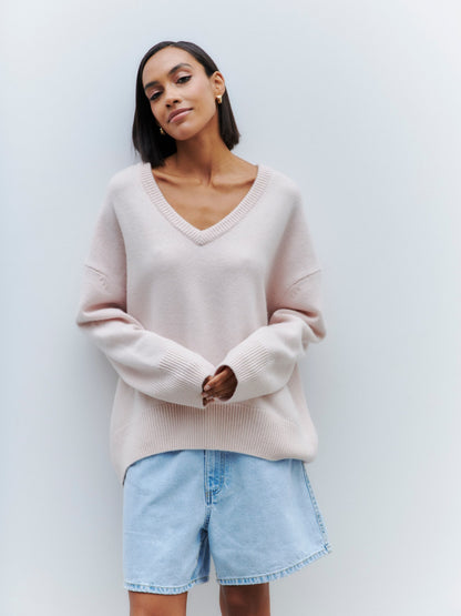 Casual V Neck Long Sleeves Sweaters for Women