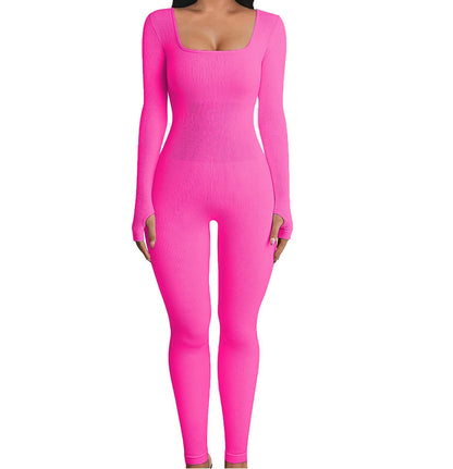 Sexy Long Sleeves Yoga Sports Jumpsuits