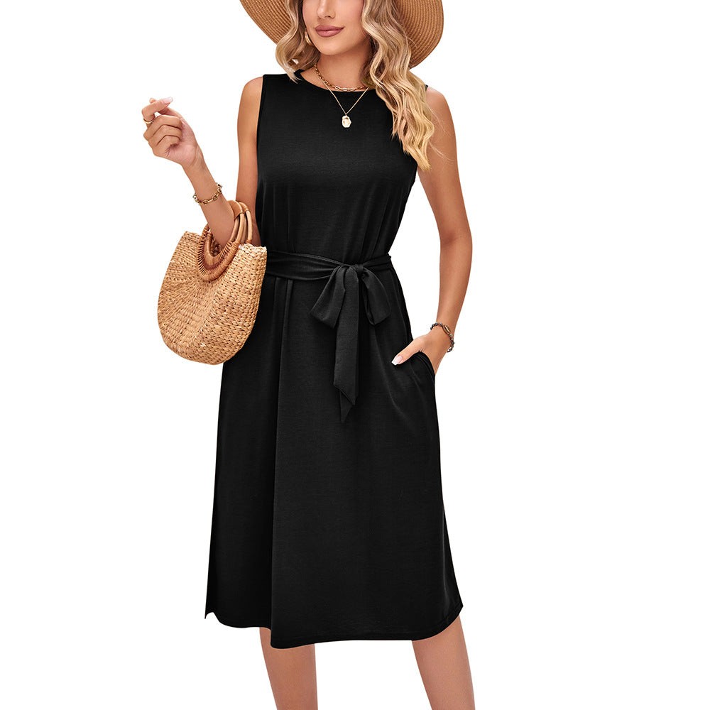 Summer Sleeveless Daily Midi Dresses