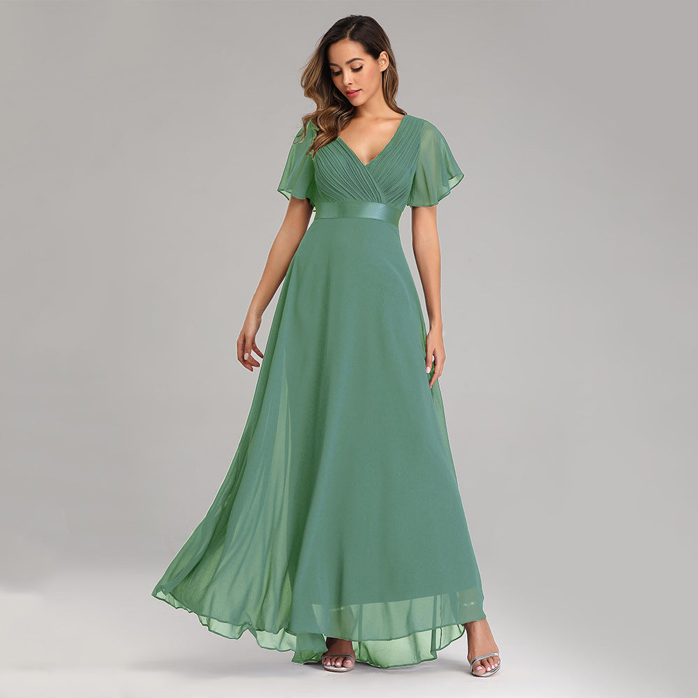 Elegant Chiffon Plus Sizes Bridesmaid Dresses