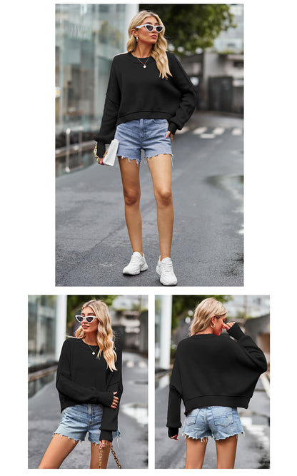 Fashion Round Neck Knitted Pullover Sweaters