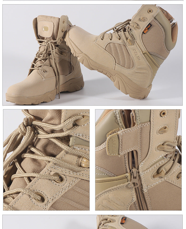 Durable Hiking Boots Sand Tactical Shoes for Men
