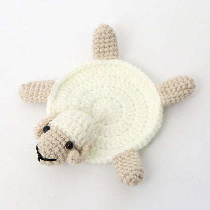 Designed Crochet Turtle Ornament Coasters