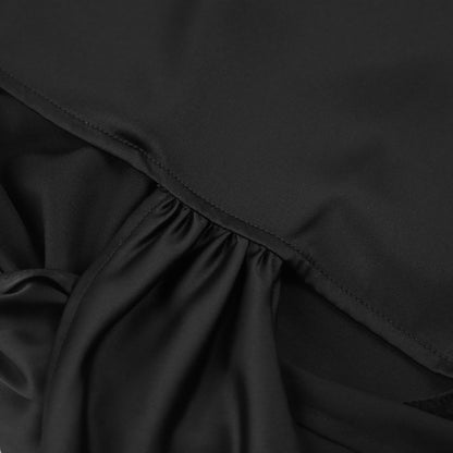 Sexy Satin One Shoulder Women Crop Tops