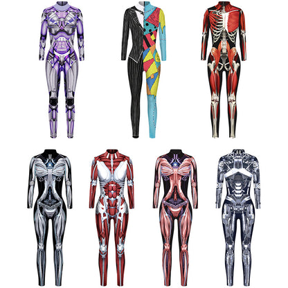 Halloween Armor Jumpsuits Cosplay Costumes