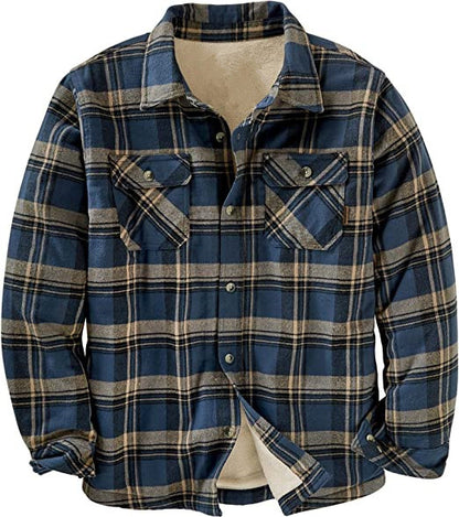 Casual Long Sleeves Velvet Men's Jacket