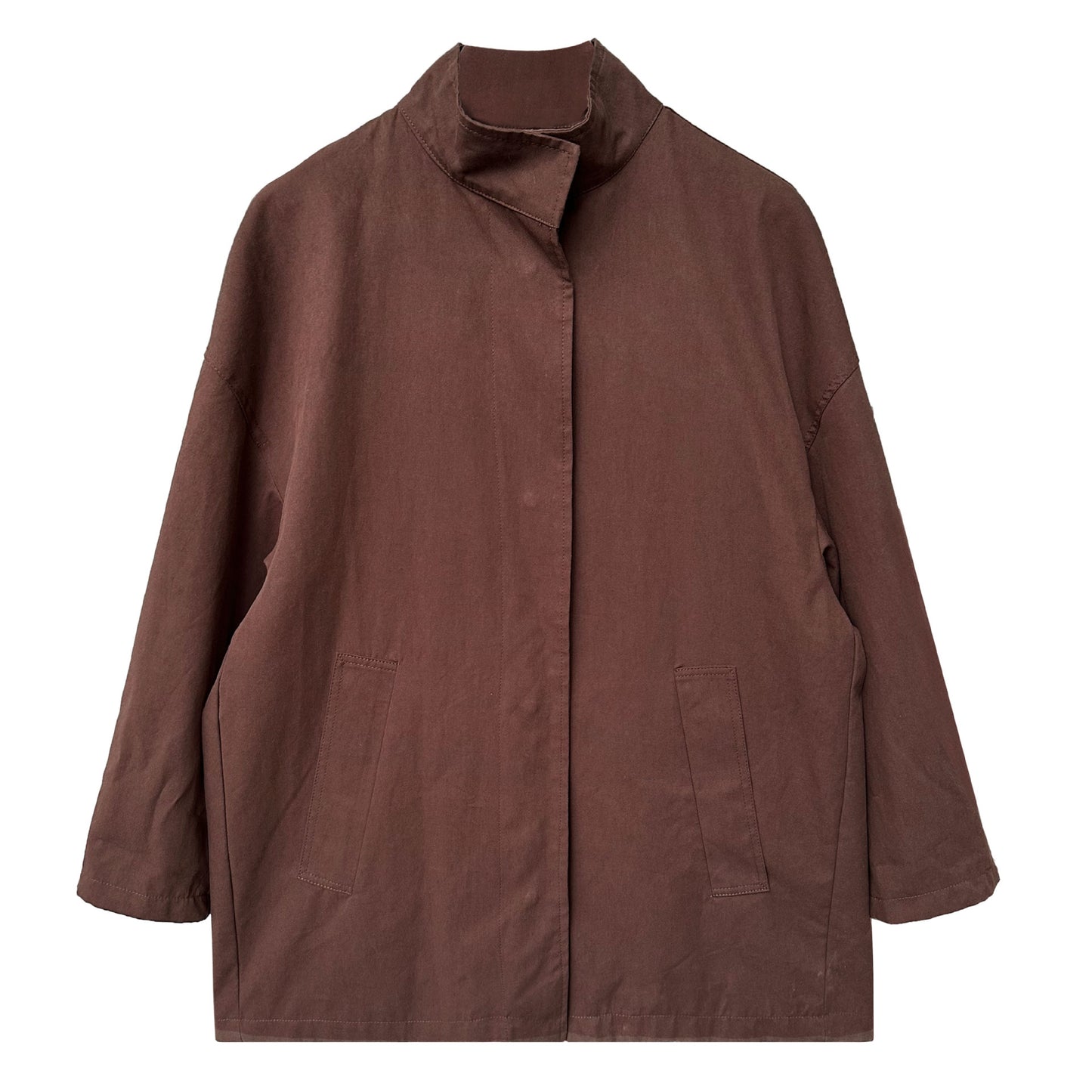 Fashion Stand Collar Oversize Coats