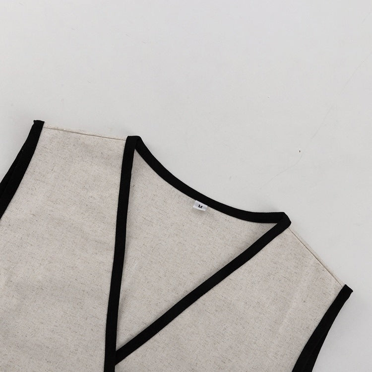Summer New Cotton Vest & Skirt Set for Women