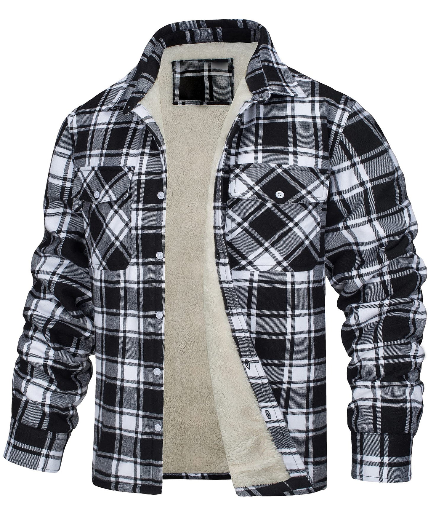 Casual Long Sleeves Thicken Shirts Jackets for Men
