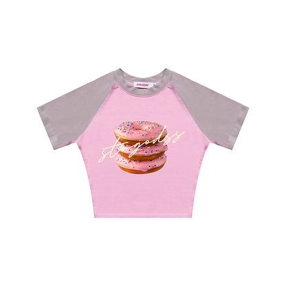Fashion Hamburg Midriff Baring Summer T Shirts for Girls