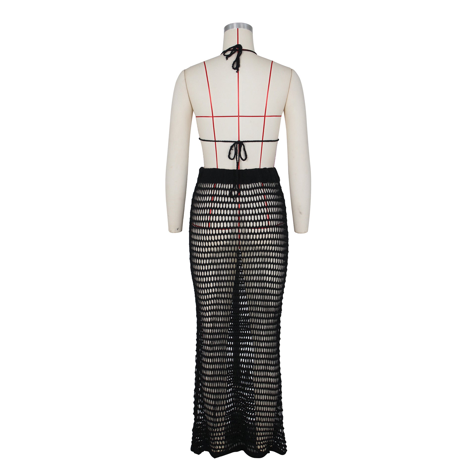 Sexy Knitted Hollow Out Summer Beach Suits