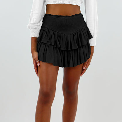 Fashion Tiered Sexy Mini Skirts for Girls