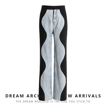 Designed Fashion Wide Legs Pants for Women