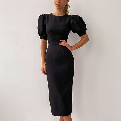 Sexy Short Sleeves Sheath Dresses