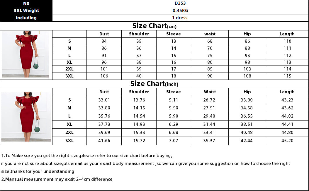 Summer Ruffled Sleeves Women Sheath Dresses