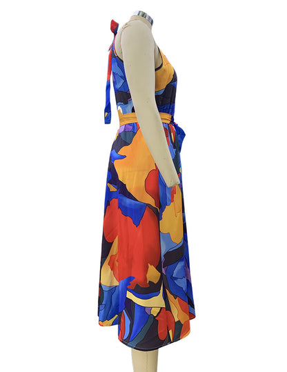 Summer Halter Bohemia Long Dresses