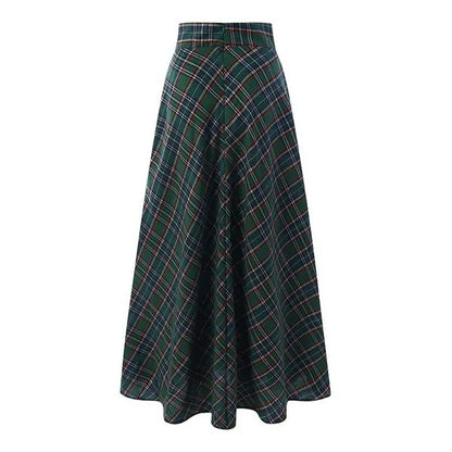 Vintage High Waist A Line Skirts for Women