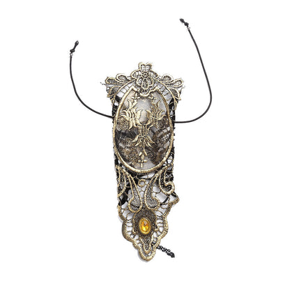 Fashion Gold Gloves Retro Lace Arm Chain Dress Decoration with Women's Bracelet