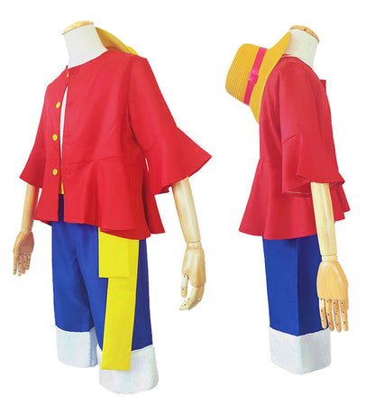 Anime One Piece COS The Second Generation Luffy Cosplay Costume