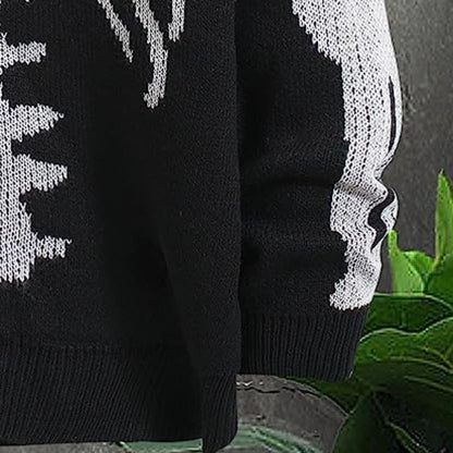 Fashion Halloween Winter Knitted Cardigan Sweaters
