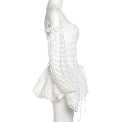 Sexy Off The Shoulder Strapless Mini Dresses