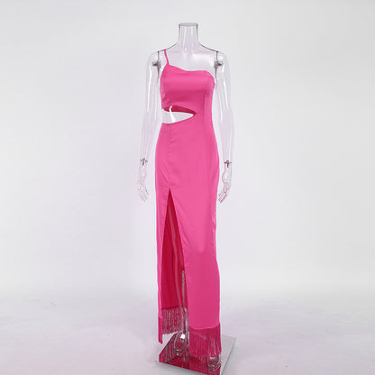 Summer Sexy Tassels Long Sheath Dresses for Party