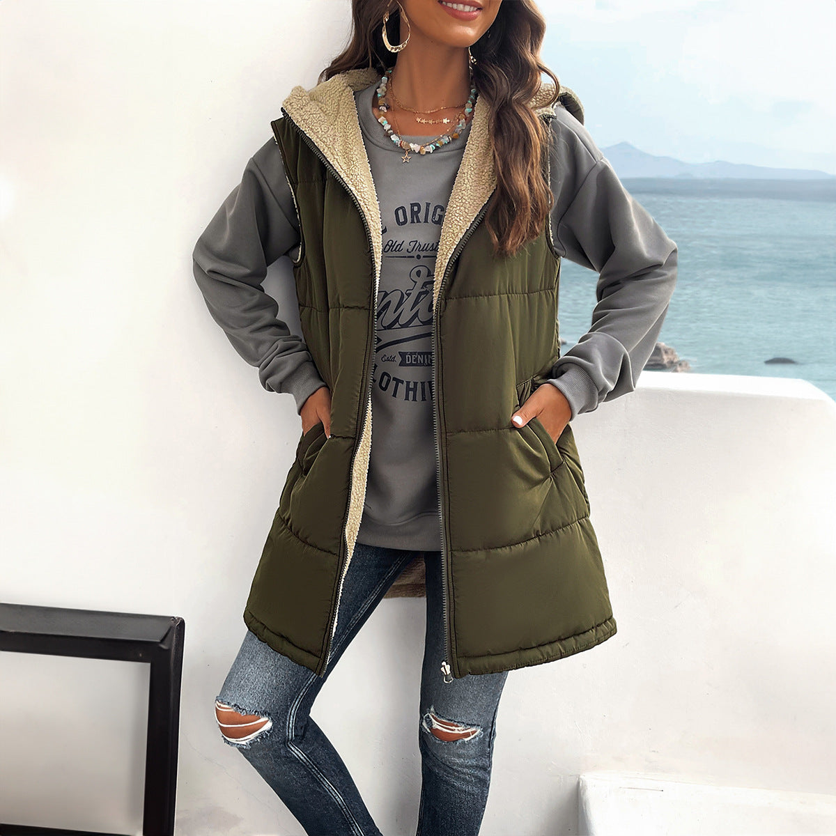 Fashion Cotton Winter Vest