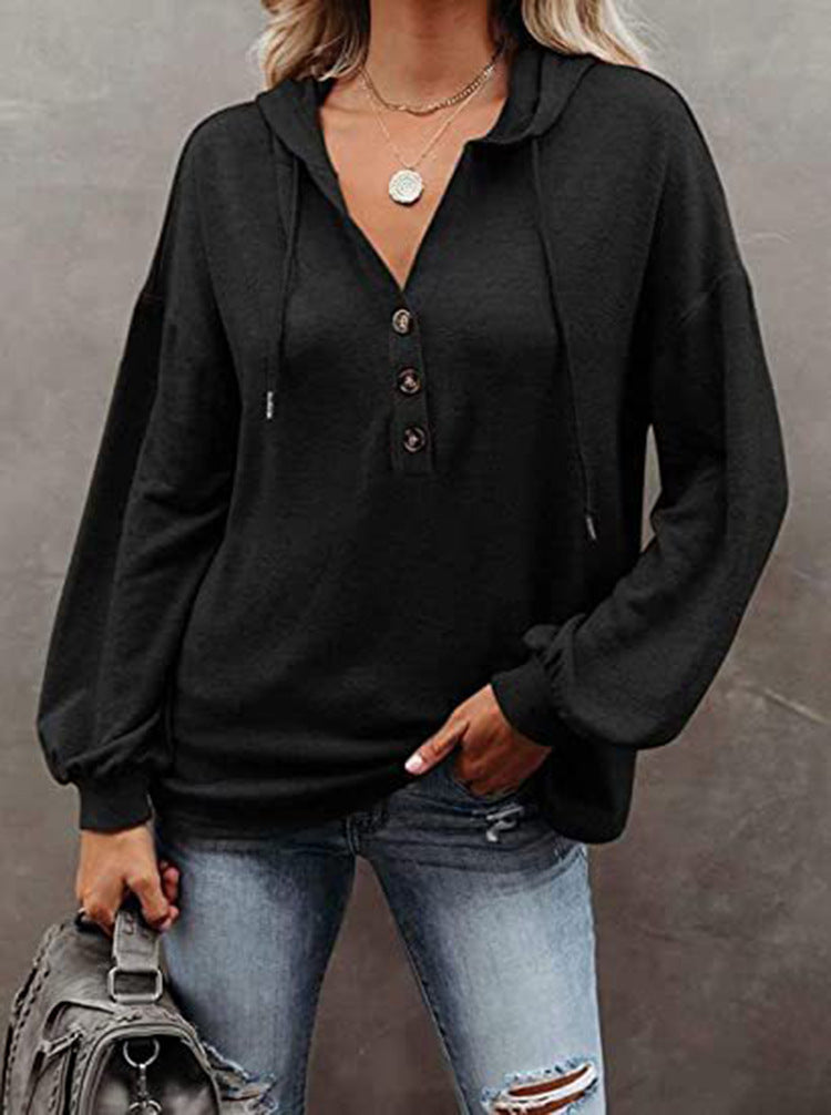 Casual Long Sleeves Hoodies Shirts for Women