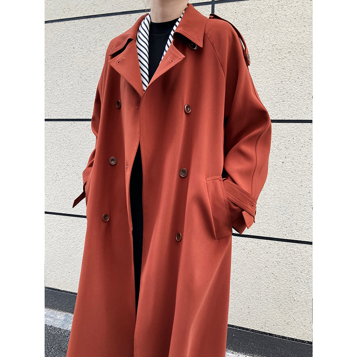 Fashion Loose Long Trench Coats for Women