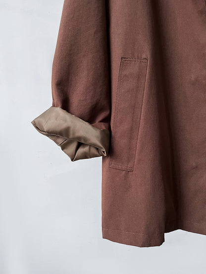 Fashion Stand Collar Oversize Coats