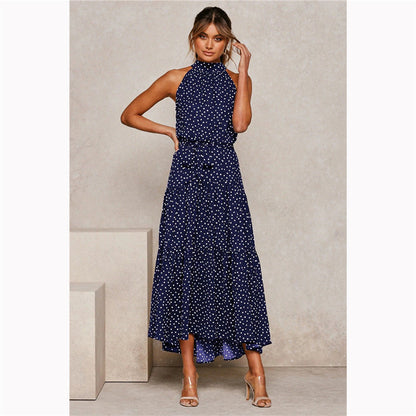 Casual Halter Summer Long Dresses