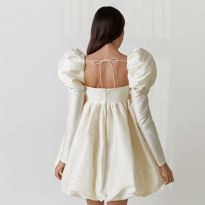 Lovely Satin Princess Mini Dresses for Women