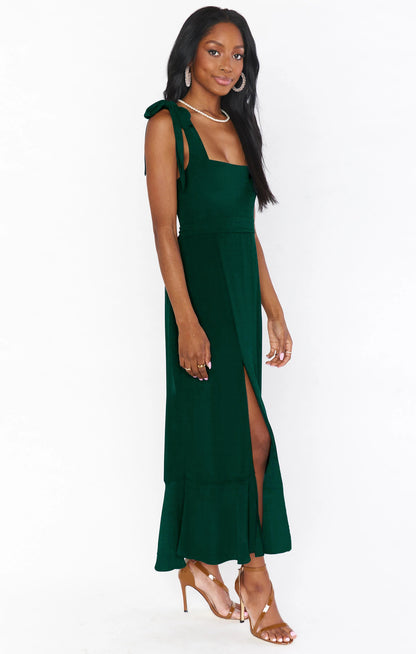 Fashion Summer Split Front Midi Dresses for Women