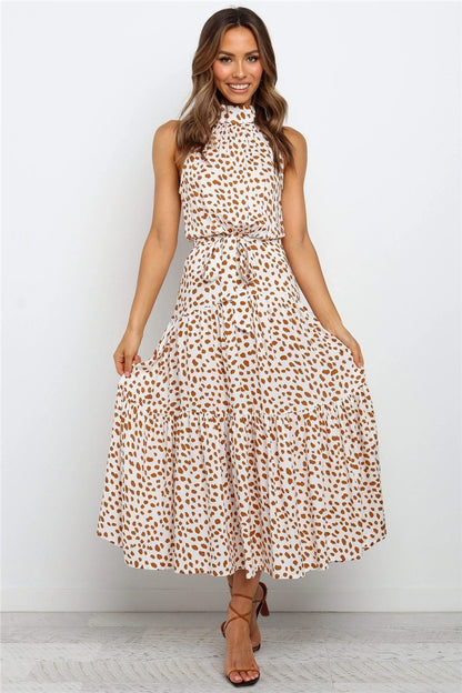 Casual Halter Summer Long Dresses