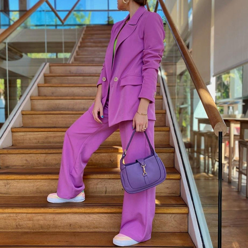 Casual Fall Two Pieces Women Suits