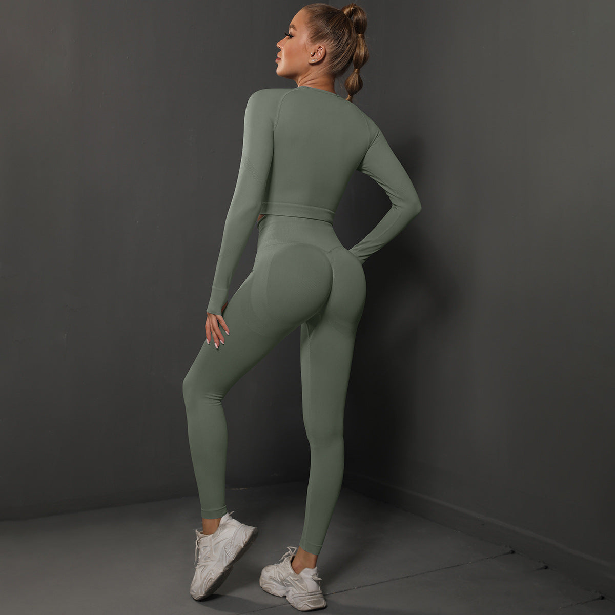 Fashion Simple Style Sports Yoga Suits for Women