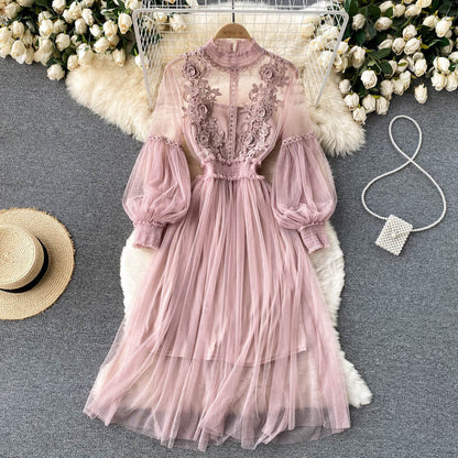Fashion 3d Flowers Two Pieces Fairy Dresses