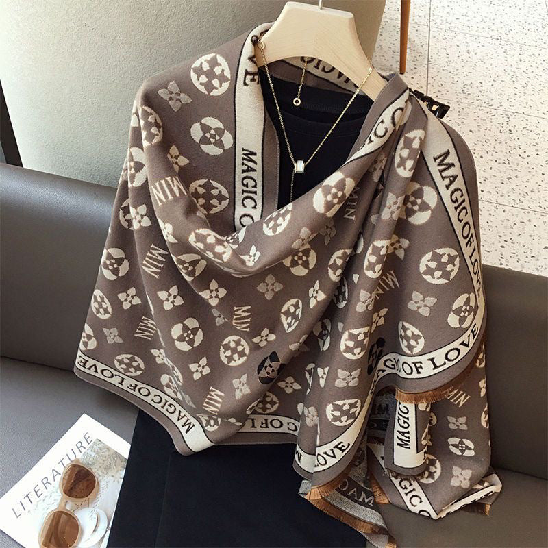 H Design Winter Warm Scarves Shawl