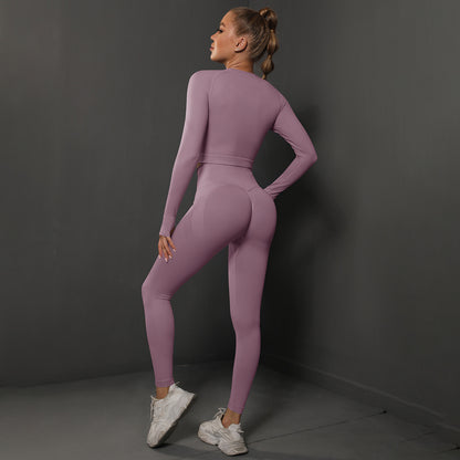 Fashion Simple Style Sports Yoga Suits for Women