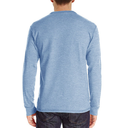 Casual Round Neck Long Sleeves T Shirts